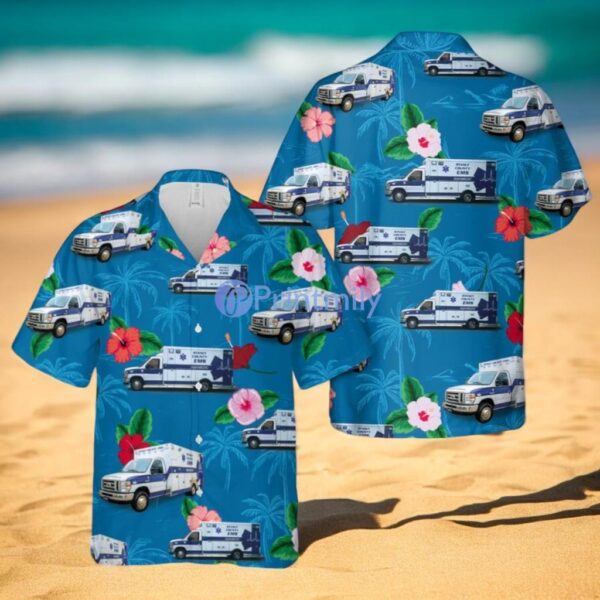 Stanly County EMS Summer Hawaiian Shirt Product Photo 1