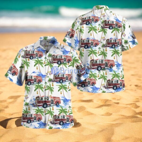 Stroudsburg, Pennsylvania, Stroudsburg Fire Department Summer Hawaiian Shirt Product Photo 1