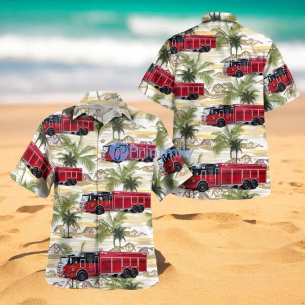 Sunnyvale, California, Sunnyvale Fire Department - Rescue Summer Hawaiian Shirt Product Photo 1