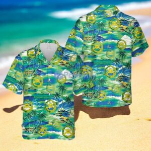 US Army 13th Cavalry Regiment Tropical Hawaiian Shirt Product Photo 1