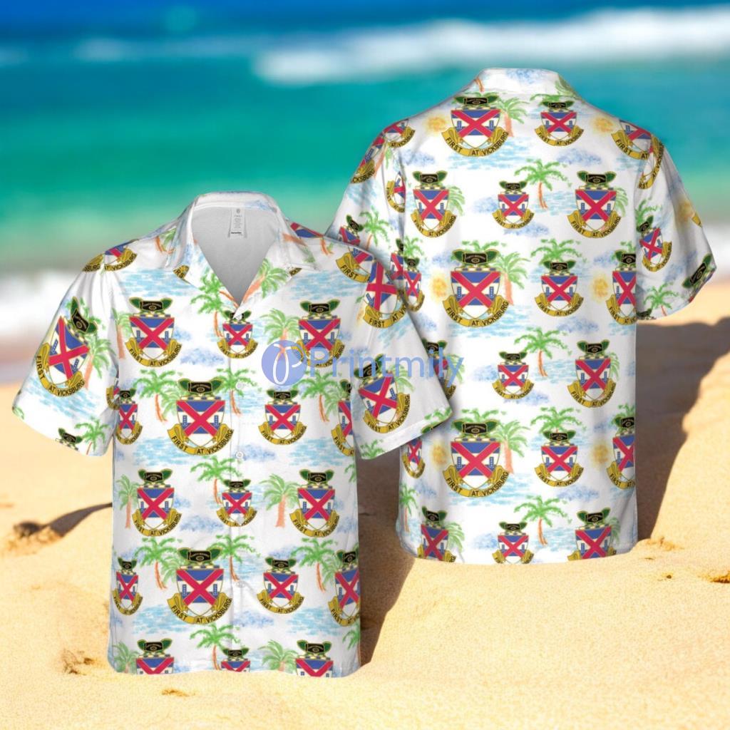 US Army 13th Infantry Regiment Tropical Hawaiian Shirt 3 US Army 13th Infantry Regiment Tropical Hawaiian Shirt Product Photo 1