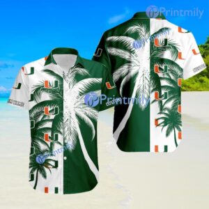 Miami Hurricanes Ncaa Aloha Tropical Custom Name Hawaiian Shirt Trending Summer Product Photo 1