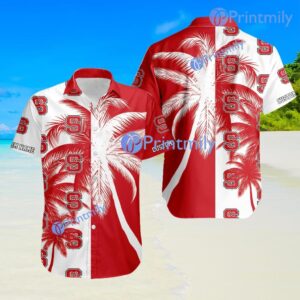North Carolina State Ncaa Aloha Tropical Custom Name Hawaiian Shirt Trending Summer Product Photo 1