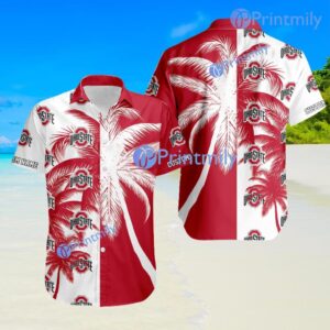 Ohio State Ncaa Aloha Tropical Custom Name Hawaiian Shirt Trending Summer Product Photo 1