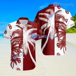 Oklahoma Sooners Ncaa Aloha Tropical Custom Name Hawaiian Shirt Trending Summer Product Photo 1