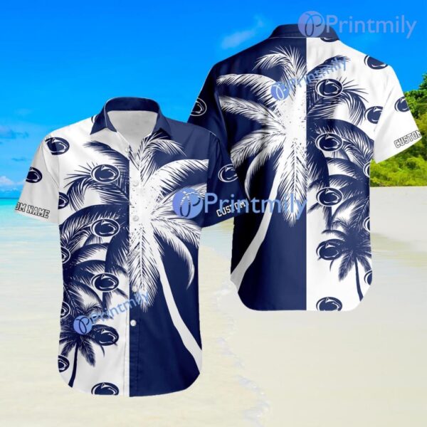 Penn State Nittany Lions Ncaa Aloha Tropical Custom Name Hawaiian Shirt Trending Summer Product Photo 1