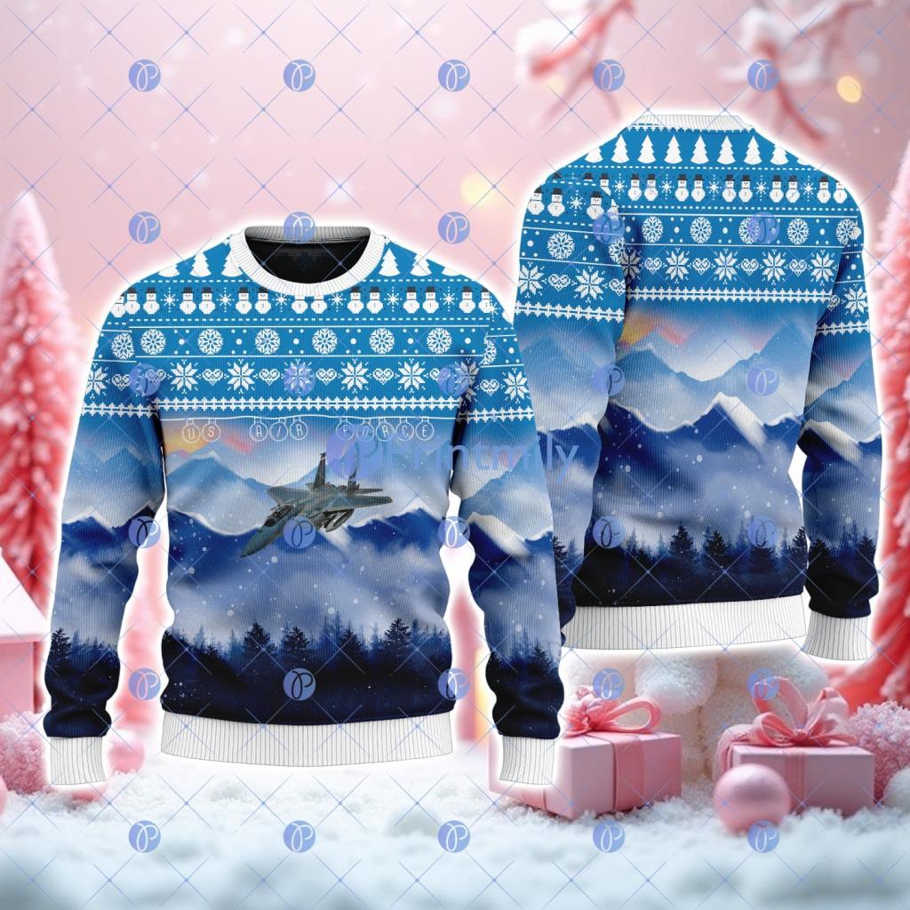 F-15ex Eagle Ii American New Trend Uggly Sweater Christmas Best Gift 2 F-15ex Eagle Ii American New Trend Uggly Sweater Christmas Best Gift Product Photo 1