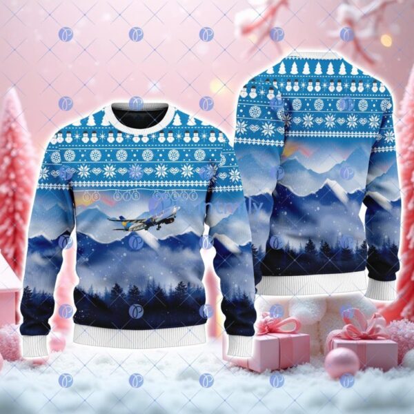 Thomas Cook Airlines Airbus A American New Trend Uggly Sweater Christmas Best Gift Product Photo 1