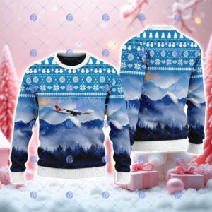 Virgin Atlantic Boeing American New Trend Uggly Sweater Christmas Best Gift Product Photo 1