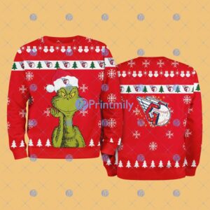 Cleveland Guardians MLB The Grinch Funny Merry Christmas Ugly Sweater 3D For Fan New Idea Product Photo 1