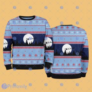 North Carolina NCAA Christmas AOP Sweater For Bigs Fans New Gift Product Photo 1