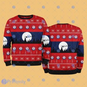 Texas Rangers MLB Christmas AOP Sweater For Bigs Fans New Gift Product Photo 1