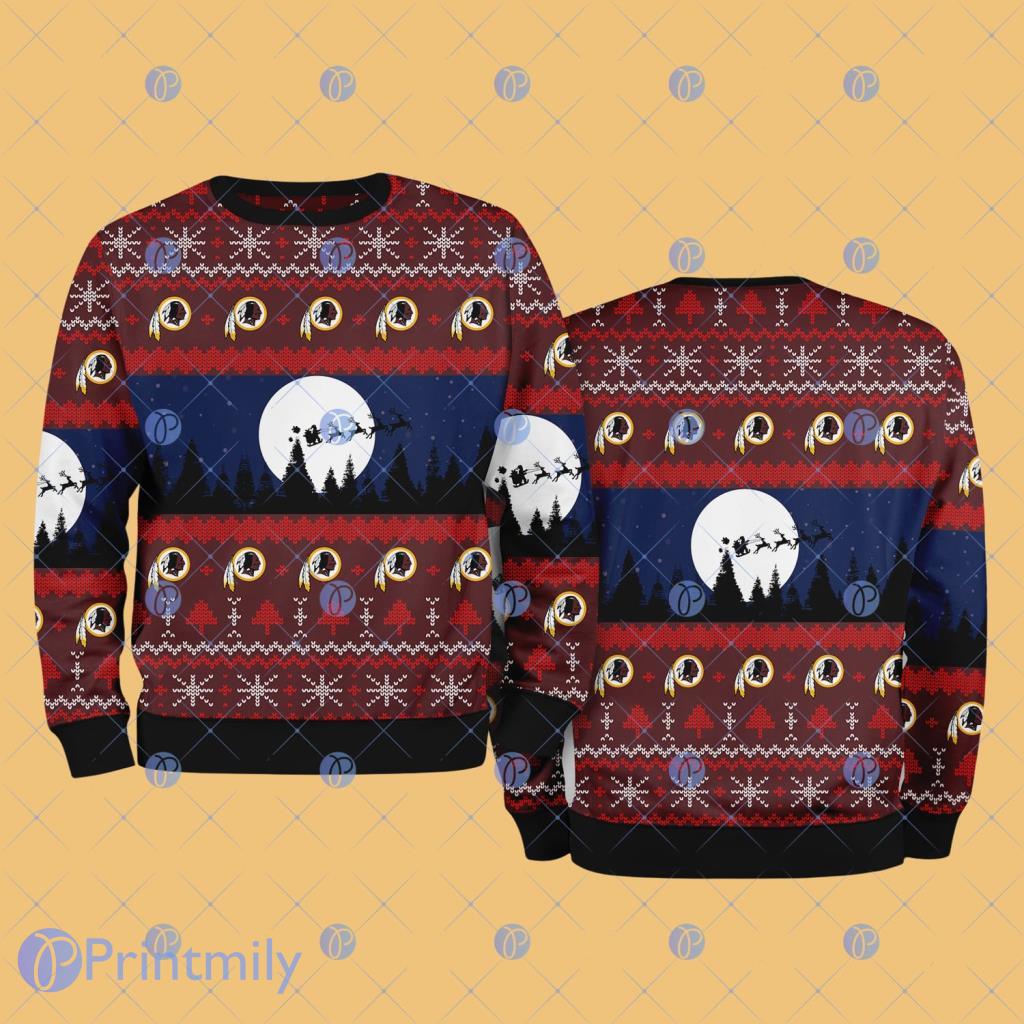 Washington Commanders NFL Christmas AOP Sweater For Bigs Fans New Gift 2 Washington Commanders NFL Christmas AOP Sweater For Bigs Fans New Gift Product Photo 1